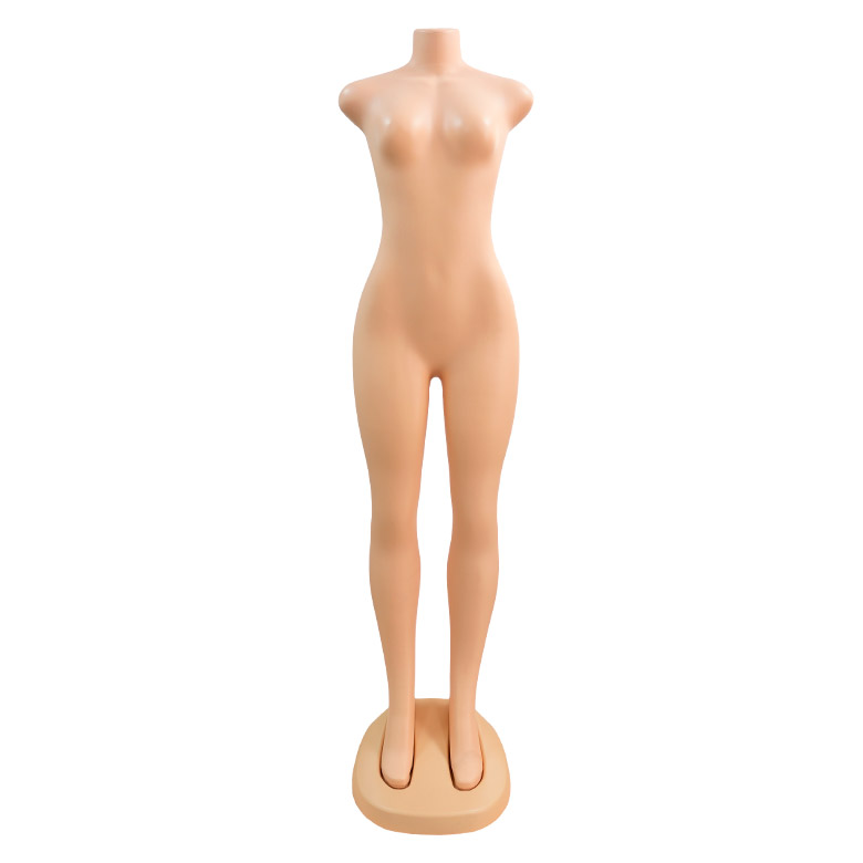 Maniquí de mujer cuerpo completo sin brazos busto pequeño