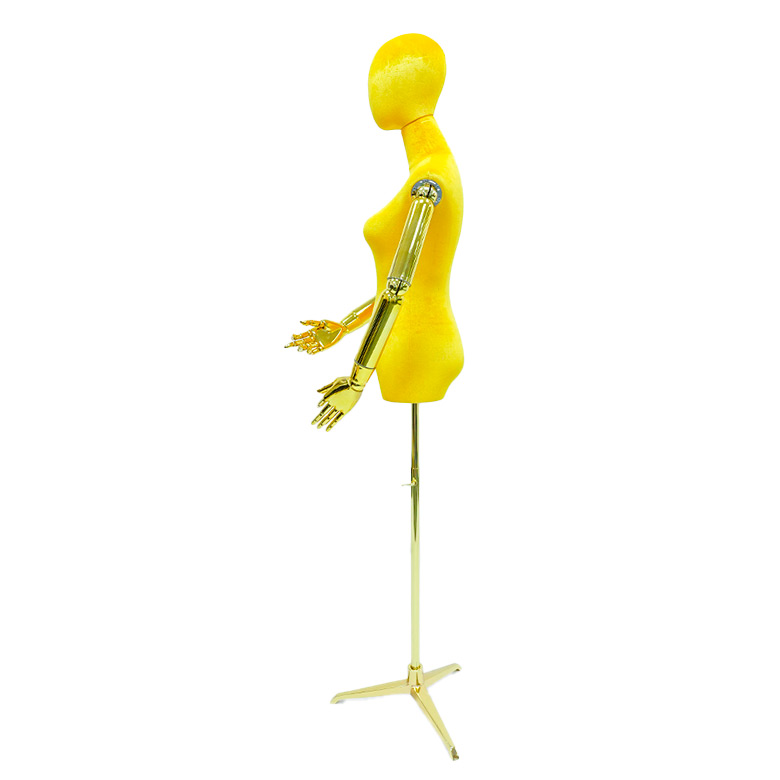 Maniquí de Terciopelo Amarillo - Imagen 3