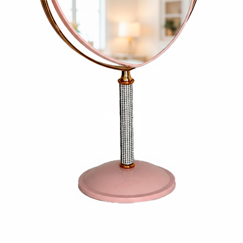 Espejo corazón rosado de Mesa Sweet doble cara - Imagen 3